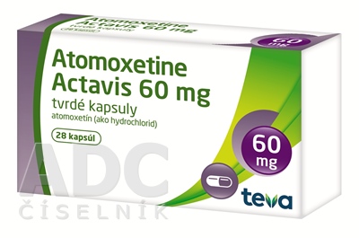 Atomoxetine Actavis 60 mg