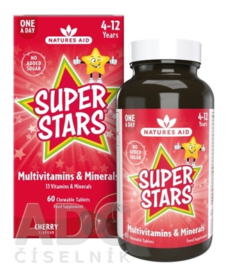 NATURES AID SUPER STARS Multivitamins & Minerals
