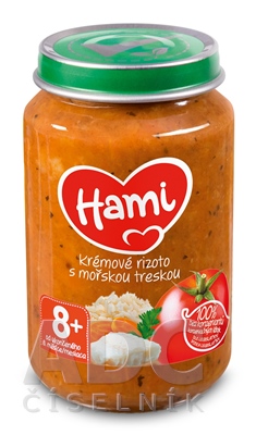 Hami príkrm Krémové rizoto s morskou treskou