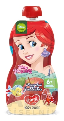 Hami Disney Princess ovocná kapsička Jabĺčko