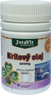 JutaVit Krilový olej 500 mg