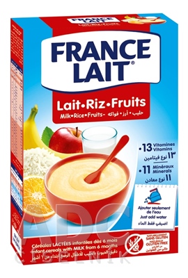 FRANCE LAIT Ryžová kaša mliečna ovocná