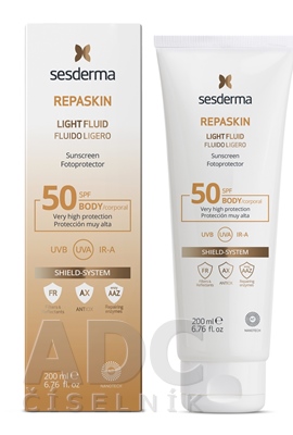 sesderma REPASKIN LIGHT FLUID SPF50+