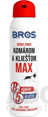 BROS spray proti komárom a kliešťom MAX