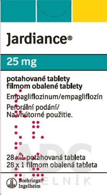 Jardiance 25 mg filmom obalené tablety