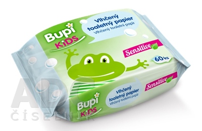 Bupi KIDS Vlhčený toaletný papier Sensitive