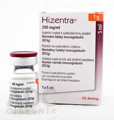 Hizentra 200 mg/ml roztok na subkutánnu injekciu