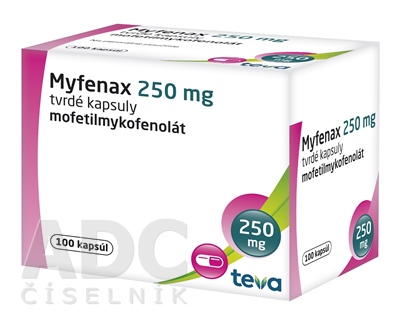 Myfenax 250 mg tvrdé kapsuly