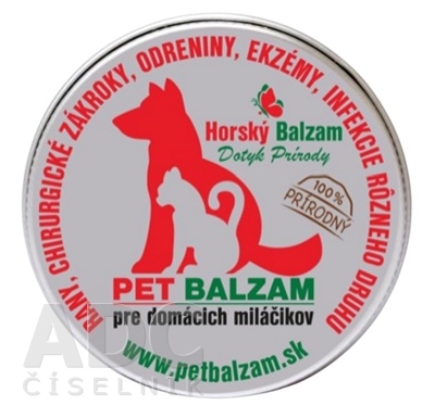 Horský - PET - BALZAM pre domácich miláčikov