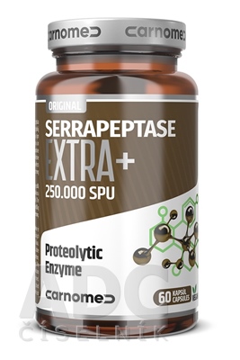 CarnoMed SERRAPEPTASE EXTRA+ 250.000 SPU