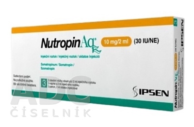 NutropinAq 10 mg/2 ml (30 IU), injekčný roztok