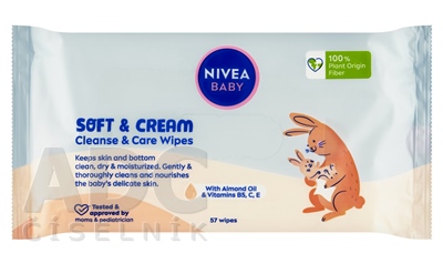 NIVEA BABY Čistiace obrúsky Soft & Cream