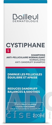 CYSTIPHANE S Normalizujúci šampón - Bailleul
