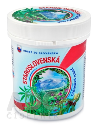 Dobré z SK STAROSLOVENSKÁ chladivá masť