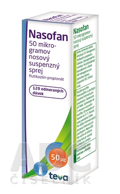 Nasofan 50 µg nosový suspenzný sprej