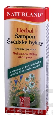 NATURLAND ŠAMPÓN S OBSAHOM ŠVÉDSKYCH BYLÍN