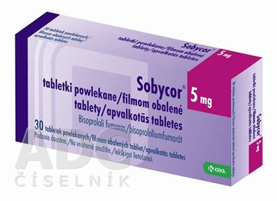 Sobycor 5 mg filmom obalené tablety