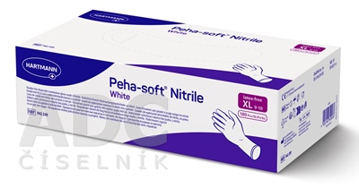 Peha-soft nitrile white XL vyšetrovacie rukavice