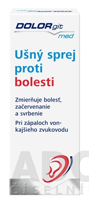 DOLORgit med Ušný sprej proti bolesti