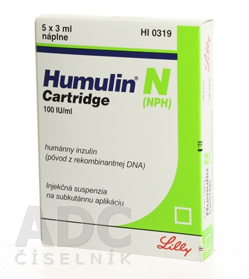 HUMULIN N (NPH) CARTRIDGE