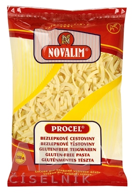 PROCEL - BEZLEPKOVÉ CESTOVINY, REZANCE