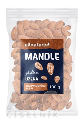 Allnature MANDLE jadrá ÚDENÉ
