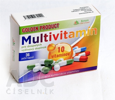 GOLDEN PRODUCT Multivitamín pre dospelých