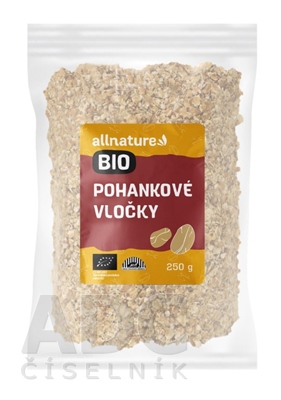 Allnature POHÁNKOVÉ VLOČKY BIO