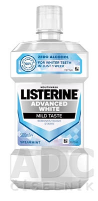 LISTERINE ADVANCED WHITE MILD TASTE