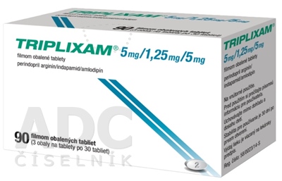 TRIPLIXAM 5 mg/1,25 mg/5 mg