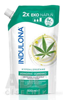 INDULONA Tekuté mydlo KONOPNÉ SEMIENKO
