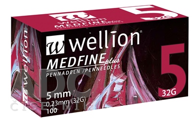 Wellion MEDFINE plus PENNEEDLES 5 mm, 32G