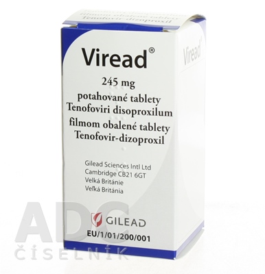 Viread 245 mg filmom obalené tablety