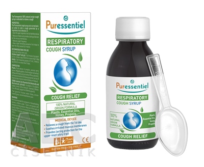 PURESSENTIEL RESPIRATORY Sirup proti kašľu