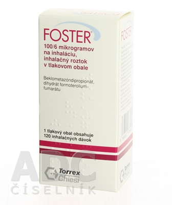 Foster 100/6 mikrogramov/dávka