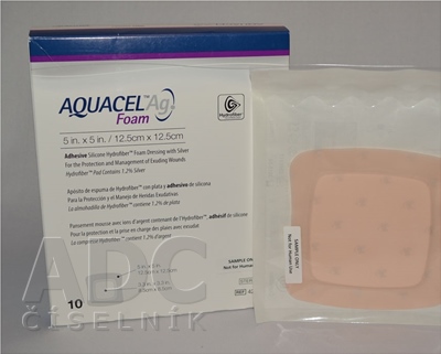 AQUACEL Ag foam Hydrofiber krytie na rany