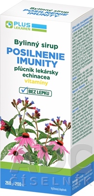 PLUS LEKÁREŇ Bylinný sirup POSILNENIE IMUNITY