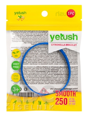 Yetush Smooth Citronella Náramok