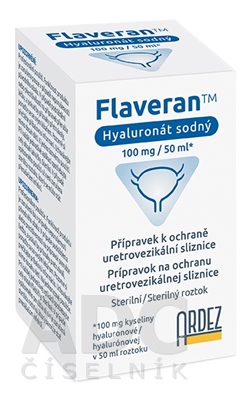 Flaveran Hyaluronát sodný 100 mg/50 ml