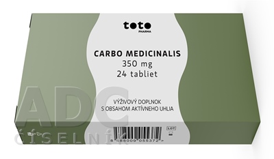 TOTO CARBO MEDICINALIS 350 MG
