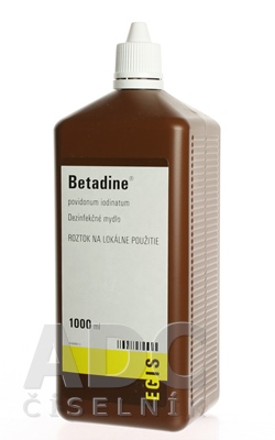 Betadine dezinfekčné mydlo 75 mg/ml