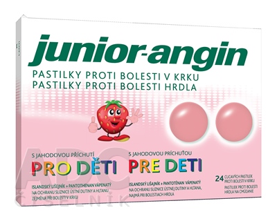 Junior-angin pastilky pre deti