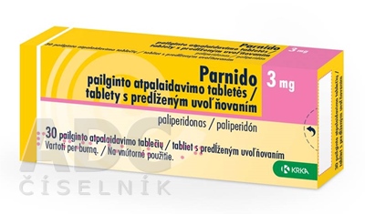 Parnido 3 mg tablety s predĺženým uvoľňovaním