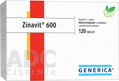 GENERICA Zinavit 600 s pomarančovou arómou