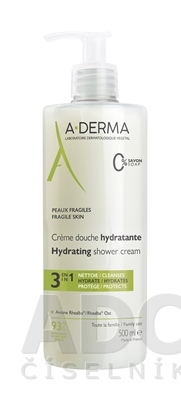A-DERMA Hydratačný sprchový krém 3v1