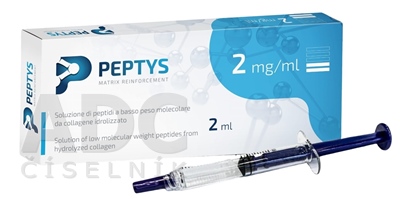PEPTYS 2 roztok peptidov PEP-22 z kolagénu 2 mg/ml
