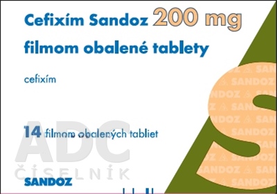 Cefixím Sandoz 200 mg