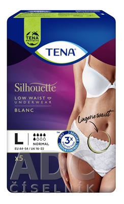 TENA Silhouette Normal Low Waist Blanc L