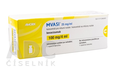 MVASI 25 mg/ml koncentrát na infúzny roztok