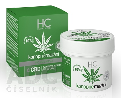 Health Culture Konopné mazanie 10% s CBD